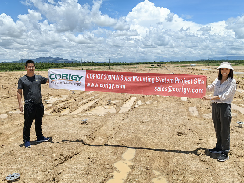 CORIGY 300MW (420MWp) all-aluminum alloy ground photovoltaic power station project