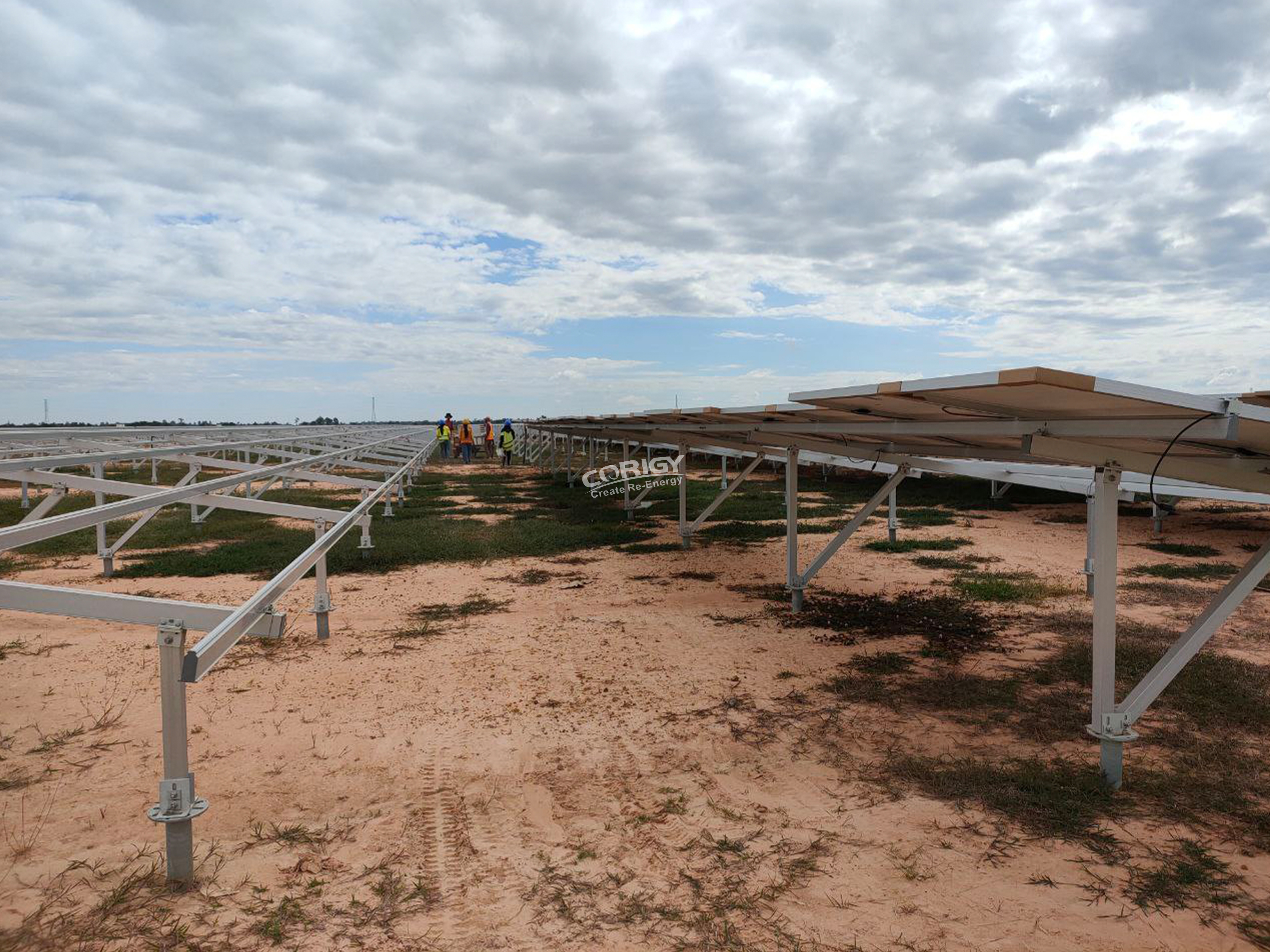 Corigy 200MW Solar Ground Mount Structure Project